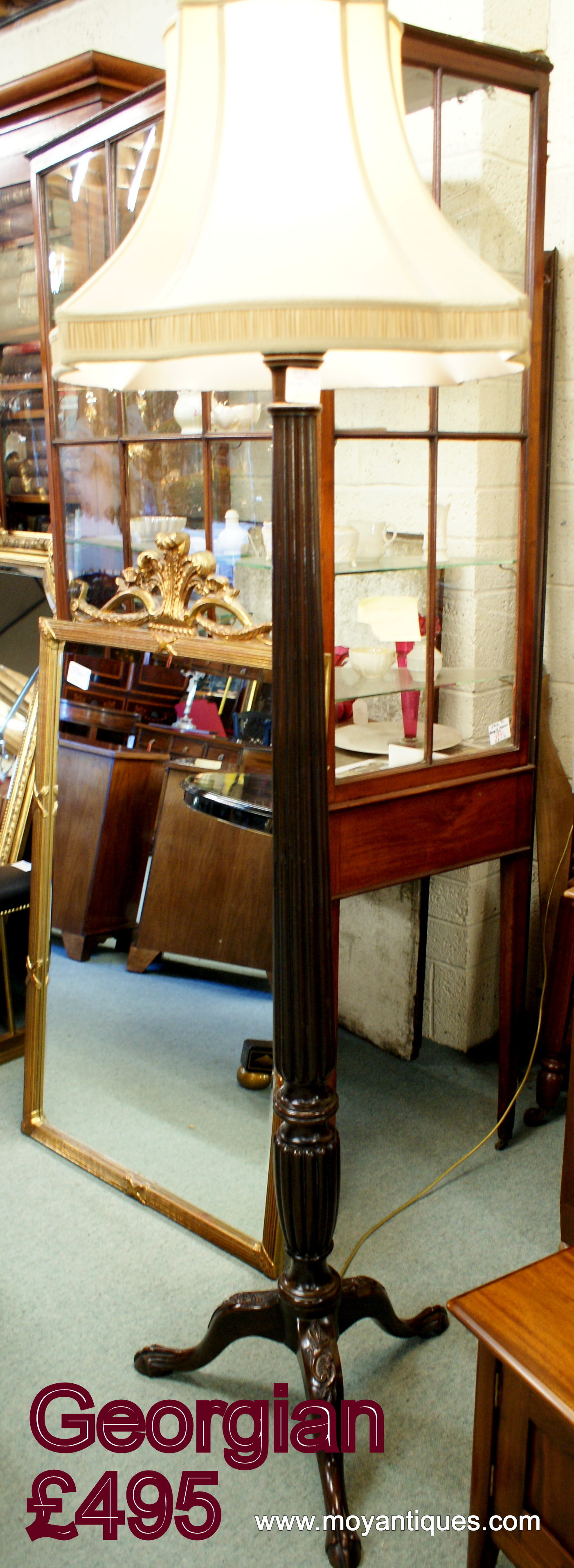 Antique Floor Lamp Moy Antiques