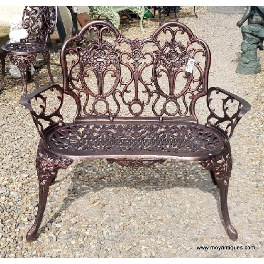 Garden Bench Bronze - Moy Antiques