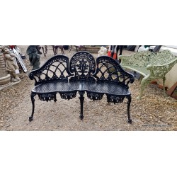 Garden Bench Black