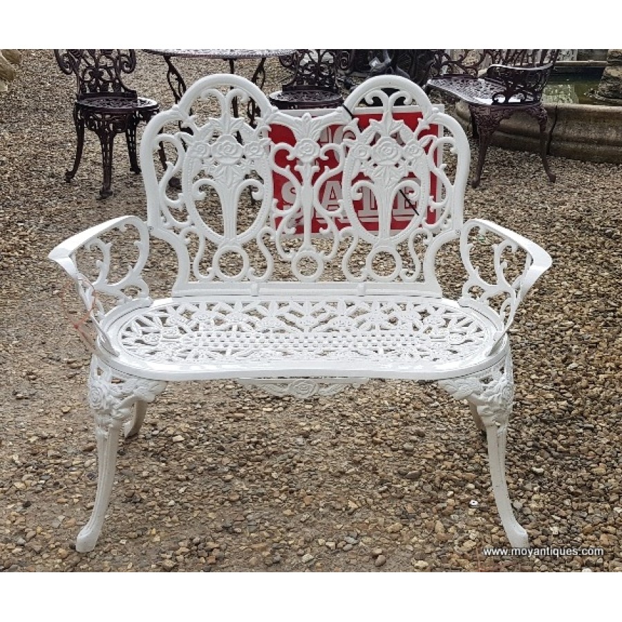 Garden love seat metal cheap