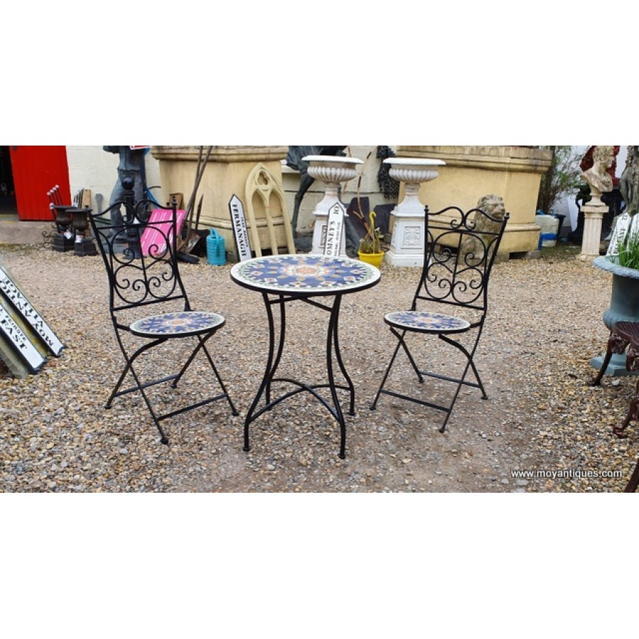 Mosaic Bistro Set Moy Antiques