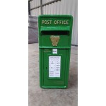 Post Box Green White