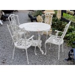 Colebrookedale Style Table & Chairs OldWhite