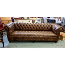 Chesterfield Sofa 4 seat Tobacco