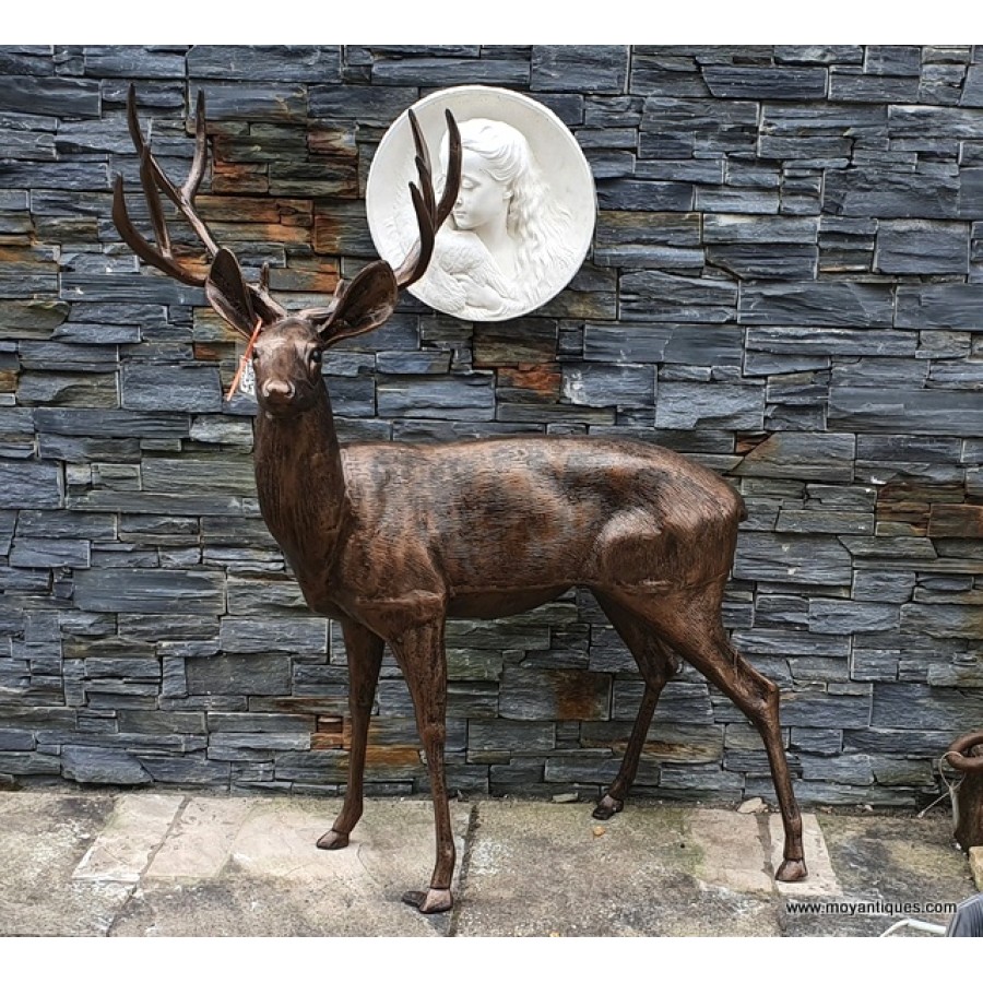 Bronzed Stag Moy Antiques