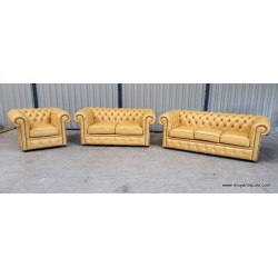 Chesterfield Sofa Mustard 