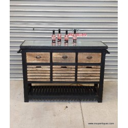 Industrial Cabinet Rustic