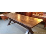 Irish Elm Wood Refectory Table