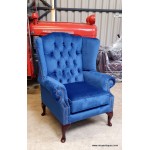 Chesterfield Queen Ann Sundance Midnight Blue