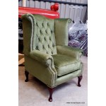 Chesterfield Queen Ann Romance Sage