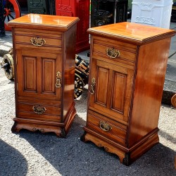 Pair Vict Bedside Cabinet SOLD