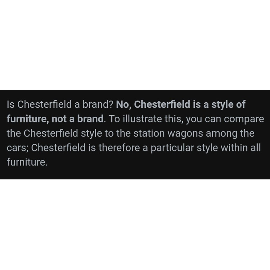 Chesterfield Google