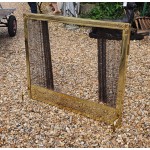 Brass Curtain Fire Screen SOLD