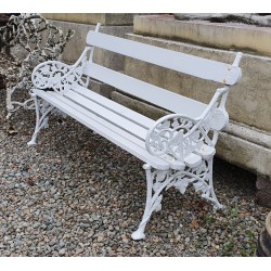 Antique Cast Iron Bench