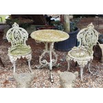 Heavy Cast Iron Table and Chairs SOLD