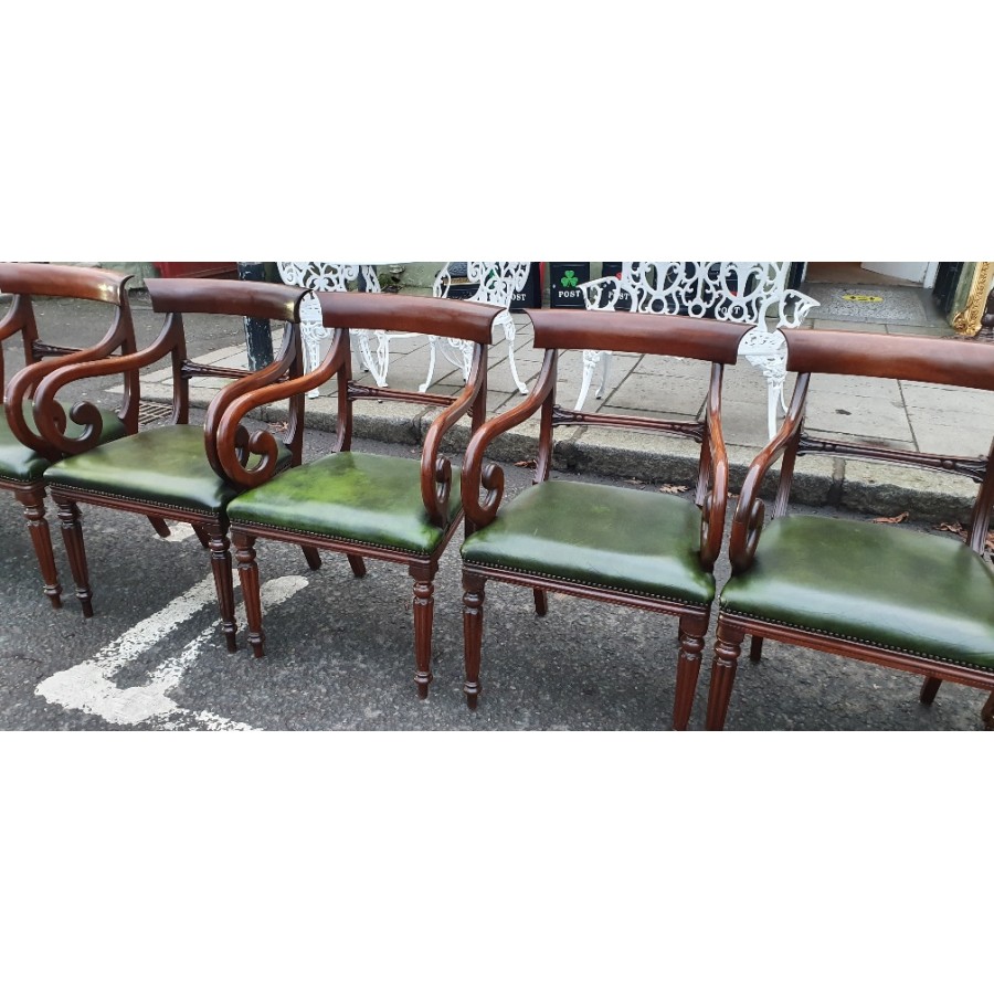 Set 10 Antique Dining Chairs Moy Antiques
