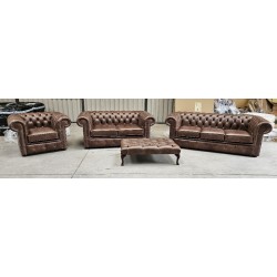 Chesterfield Sofa Ireland 3 2 1 Espresso