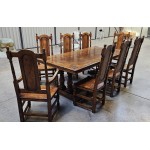 Oak Refectory Table & Chairs SOLD