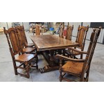 Oak Refectory Table & Chairs SOLD