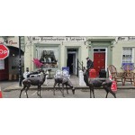 Girl with Dog Figure