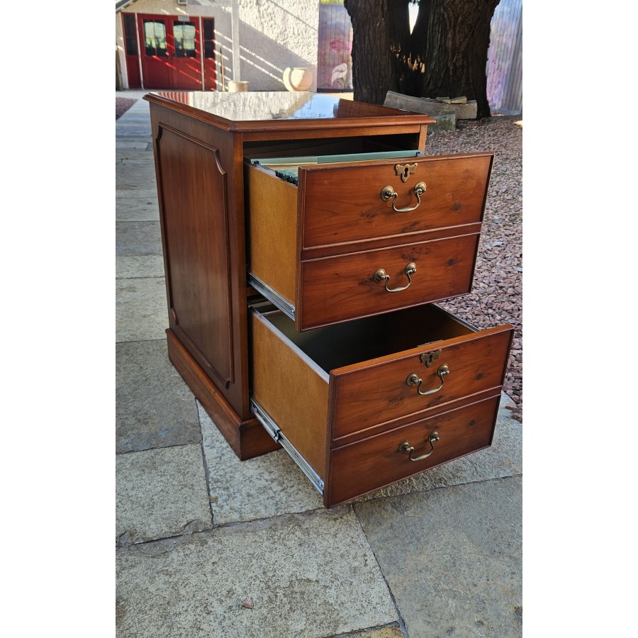 Filing Cabinet Yew wood