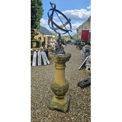 Sundial Armiliary on Plinth