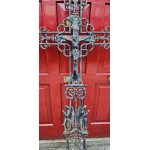 Antique Crucifix Cast Iron