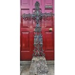 Antique Crucifix Cast Iron