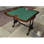 Console Games Table Walnut