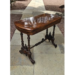 Console Games Table Walnut