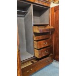 Victorian 2 door Walnut Wardrobe