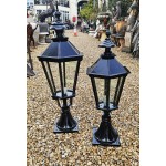 Street Light Tops Black Heavy Alloy Medium 6 side 