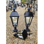 Street Light Tops Black Heavy Alloy Large 4 side