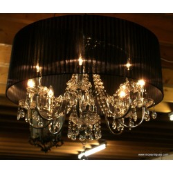 Cloth Shade Chandelier