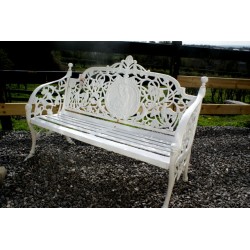 Cast Iron Bench Lady