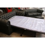 Chesterfield 3 seat sofa bed