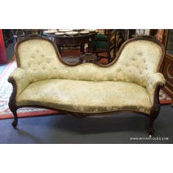 Victorian Walnut Settee SOLD