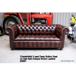 Chesterfield Sofa Button Seat