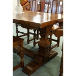 Refectory Table & 6 Chairs Oak SOLD