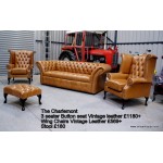 Chesterfield Sofa The Charlemont Vintage Leather CLICK HERE