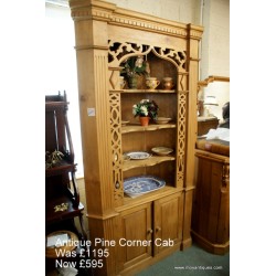 Antique Pine Corner Cab