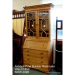 Bureau Bookcase Pine