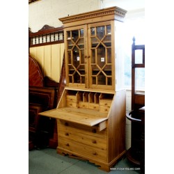 Bureau Bookcase Pine