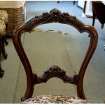 Set 6 Victorian Walnut Chairs