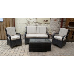 Rattan 4 Piece Garden Set SOLD