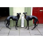 Bronze Greyhounds Pair SOLD