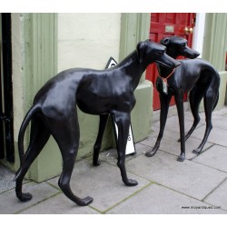 Bronze Greyhounds Pair SOLD