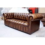 Chesterfield 3 seat Button Seat