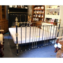 6 ft Brass and Cast Iron Bed SOLD