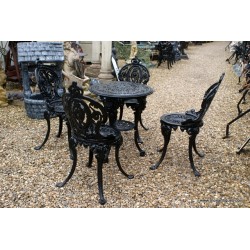 Cast Colebrookedale style Table and Chairs